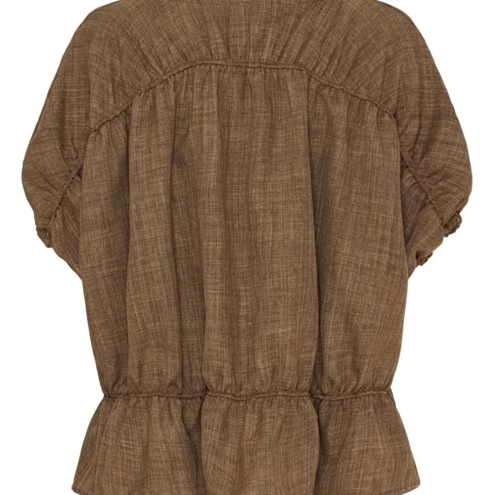 Marta du Chateau dame bluse MdcSaffron 258685 - Brown