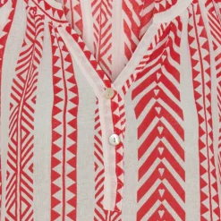 Marta Du Chateau dame bluse MdcKairah - Red