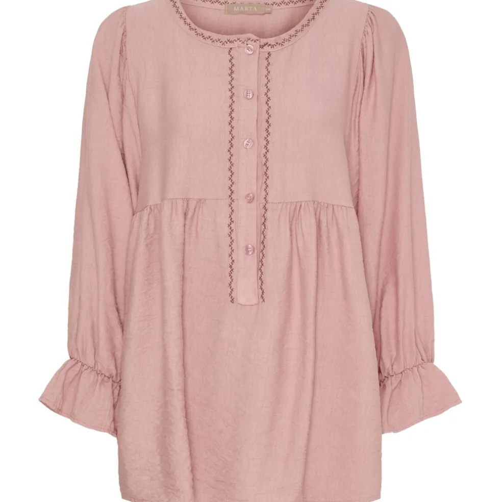 Marta du Chateau dame bluse MdcPoppy 7473 - RosaBlush2003