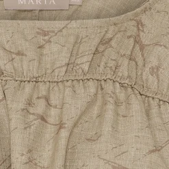 Marta du Chateau dame bluse MdcSaffron 258685 - Camel Print