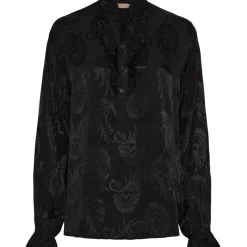 Marta du Chateau dame bluse MdcCharlene 6696 - Black