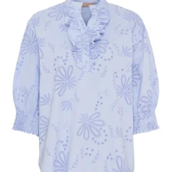 Marta du Chateau dame bluse MdcLinda 6317E - Celeste