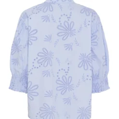 Marta du Chateau dame bluse MdcLinda 6317E - Celeste