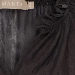 Marta du Chateau dame bluse MdcBelladonna 003 - Nero