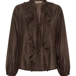 Marta du Chateau dame bluse MdcNaira 58221M - Moro