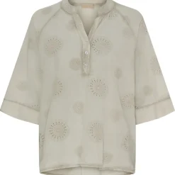 Marta Du Chateau dame bluse MDCTania - Sabbia coldwash