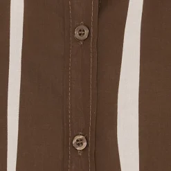 Marta du Chateau dame bluse MdcEvelina 58130M - Brown Stripe