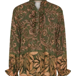 Marta du Chateau dame bluse MdcJoceline 5891 - Military5684tpk