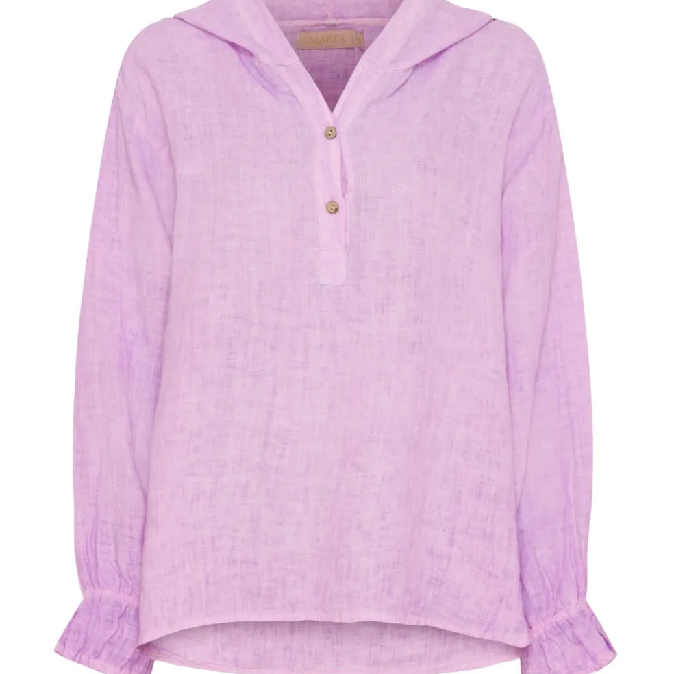 Marta Du Chateau dame bluse 5604 - Lilac