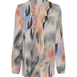 Marta Du Chateau dame bluse MdcAstrid 8128 - Grigioq3006-11