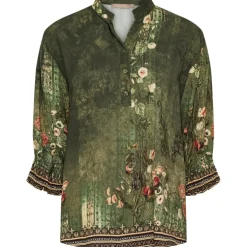 Marta du Chateau dame bluse MdcMelisande 7527 - Military5295tpg