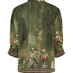 Marta du Chateau dame bluse MdcMelisande 7527 - Military5295tpg