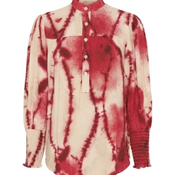 Marta Du Chateau dame bluse MdcFrida 5884 - Red India474