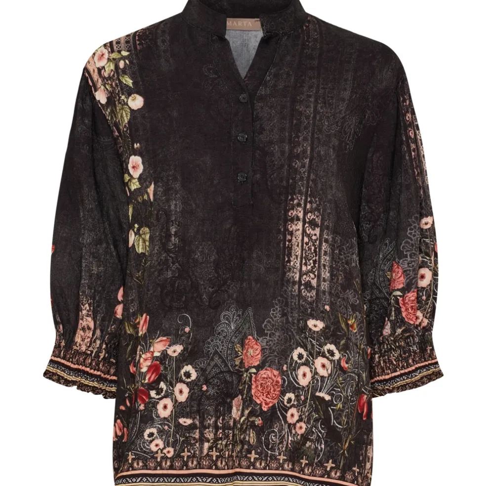 Marta du Chateau dame bluse MdcMelisande 7527 - Nero5295tpg