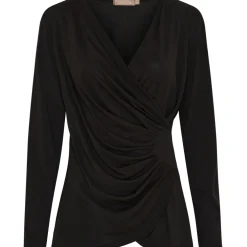 Marta du Chateau dame bluse MdcPrimrose 6075 - Black