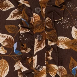 Marta du Chateau dame bluse MdcJoceline 5891 - Marrone840TPN