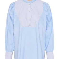 Marta Du Chateau dame bluse 5519 - Blue