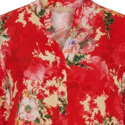 Marta Du Chateau dame bluse MdcFranziska 1614new - Rosso Originale