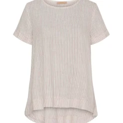 Marta Du Chateau dame bluse MdcNatalie - Panna Old Rose 2017 Stripe