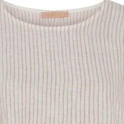 Marta Du Chateau dame bluse MdcNatalie - Panna Old Rose 2017 Stripe