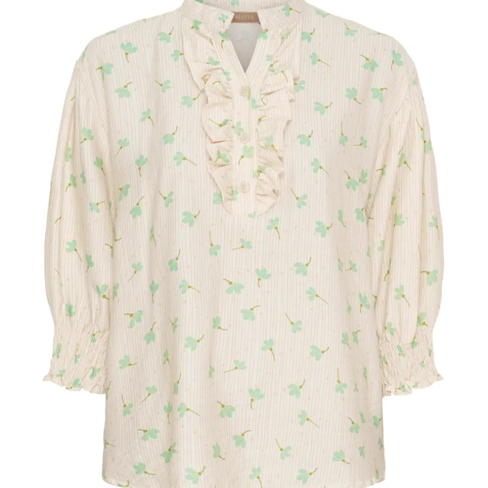 Marta du Chateau dame bluse MdcCharlie 6892 - AquaCF0213ypV9