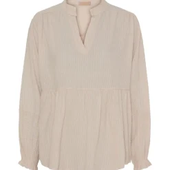 Marta Du Chateau dame bluse MdcAlberta - Sabbia