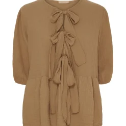 Marta Du Chateau dame bluse MdcAngela - Macchiato