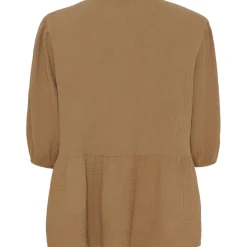 Marta Du Chateau dame bluse MdcAngela - Macchiato