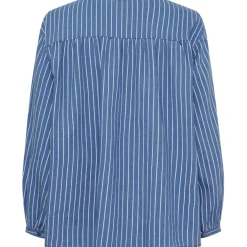 Marta du Chateau dame bluse MdcEulalie 258008 - Medium Blue