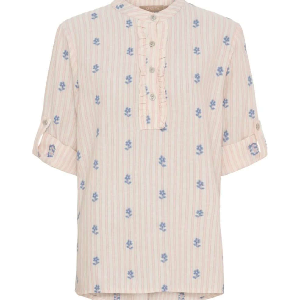 Marta du Chateau dame bluse MdcSabrina 85137-3 - Celeste230