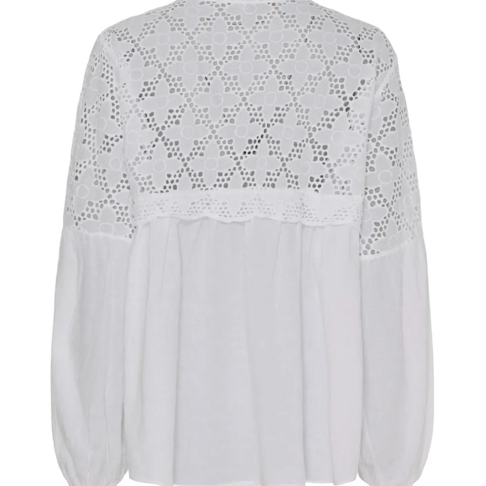 Marta Du Chateau dame bluse MdcAurora - White