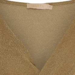 Marta Du Chateau dame bluse MdcAndi 1612 - Gold