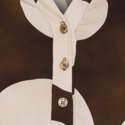 Marta du Chateau dame bluse MdcAspen 7704 - MarroneEZ552DB