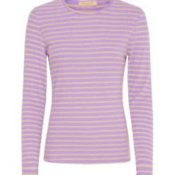 Marta Du Chateau dame bluse 5356 - Lilac/Gold