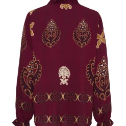 Marta du Chateau dame bluse MdcBrook 7648 - Bordeaux3257tpk