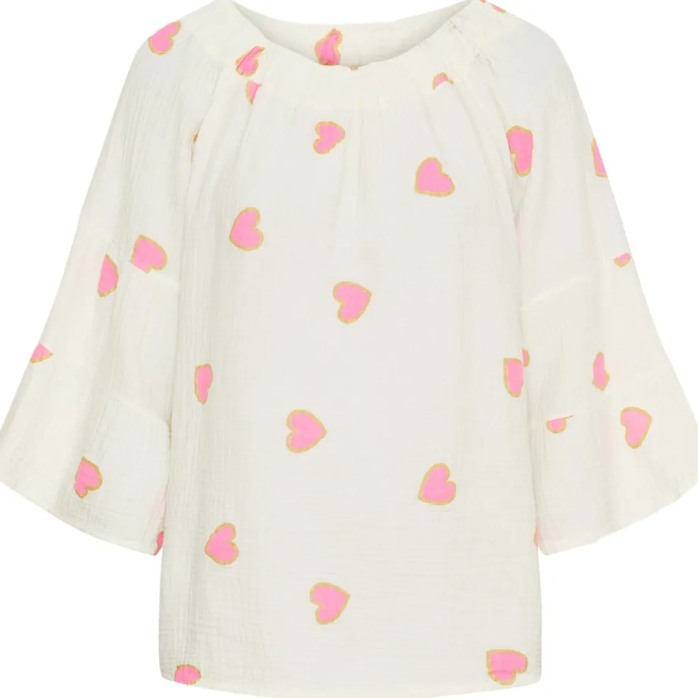 Marta du Chateau dame bluse MdcPutte 7316 - Yellow Heart