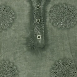 Marta Du Chateau dame bluse MDCTania - Kaki Cold Wash