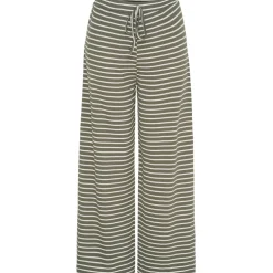 Marta du Chateau dame bukser MdcMireya 22611 - White/Military Stripe
