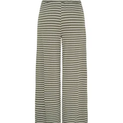 Marta du Chateau dame bukser MdcMireya 22611 - White/Military Stripe