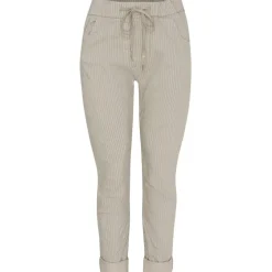 Marta Du Chateau dame bukser MdcJerri - Beigestripe