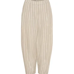 Marta du Chateau dame bukser MdcFausta 16635T - BeigeStripeLurex260