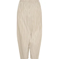 Marta du Chateau dame bukser MdcFausta 16635T - BeigeStripeLurex260