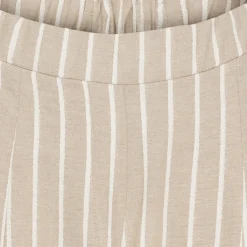 Marta du Chateau dame bukser MdcFausta 16635T - BeigeStripeLurex260