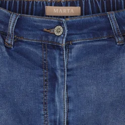Marta du Chateau dame bukser MdcOttavia MDC223-1784 - Blue Denim