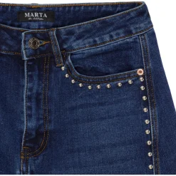 Marta du Chateau dame bukser MdcIngeborg MDC214-8524 - Denim