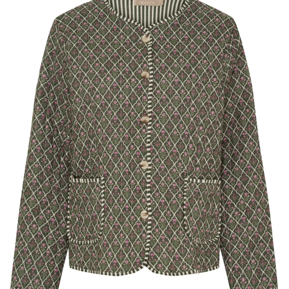 Marta du Chateau dame jakke MdcAvril 86567 - Military