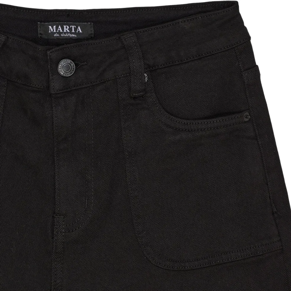 Marta du Chateau dame jeans MdcPhilomene MDC231-806 - Black Denim