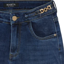 Marta du Chateau dame jeans MdcTanny MDC190-JP26212 - Denim