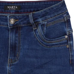 Marta du Chateau dame jeans MdcAmaya MDC216-26197 - Denim