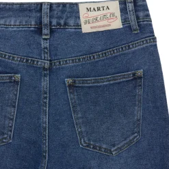 Marta du Chateau dame jeans MdcAlejandra Mdc173-26183 - Dark Blue Denim